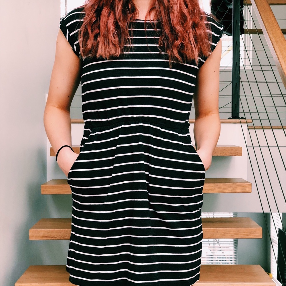 Casual striped dress